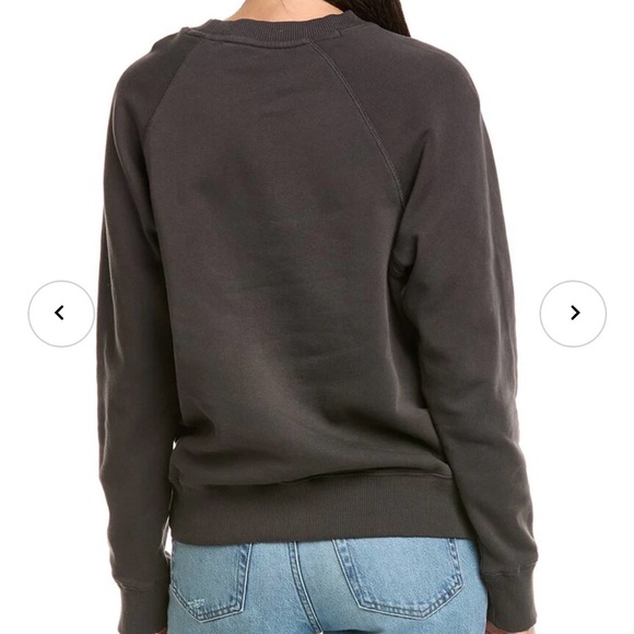 NWT Zadig & Voltaire Charcoal Pullover Sweatshirt- Small - Picture 2 of 7